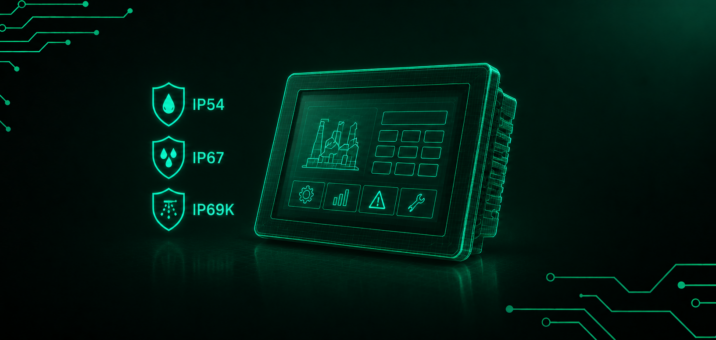 Klasy szczelności IP w panelach operatorskich – kompletny przewodnik IP54–IP69K 
